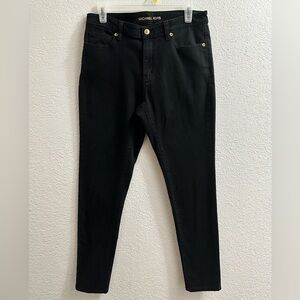 Michael Kors Pants Womens Size 10 Black Pockets Izzy Skinny Jeans
